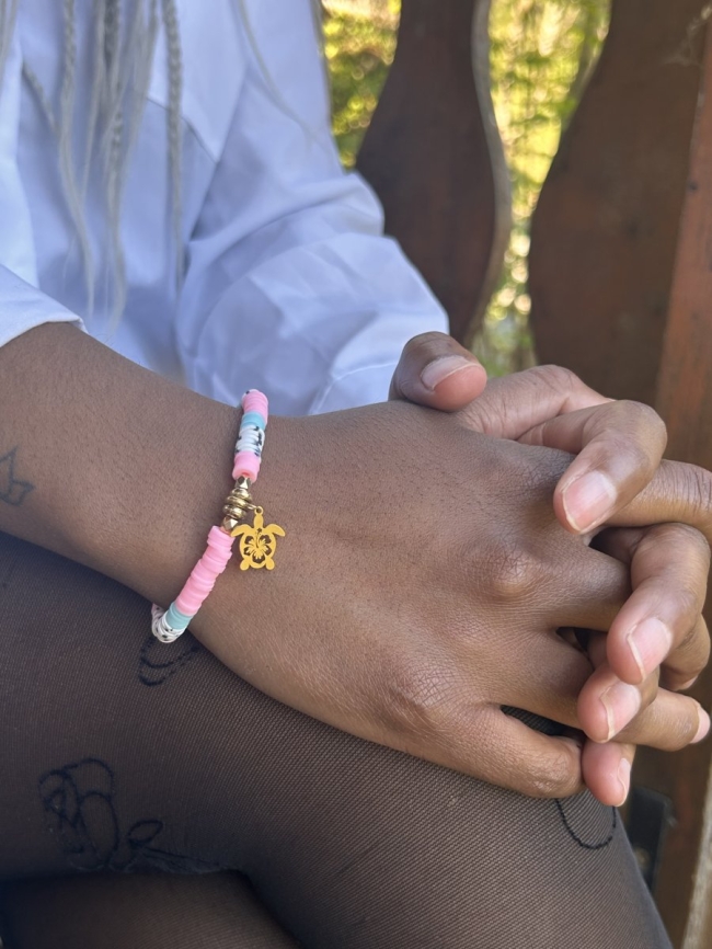 Bracelet - Tortue dorée