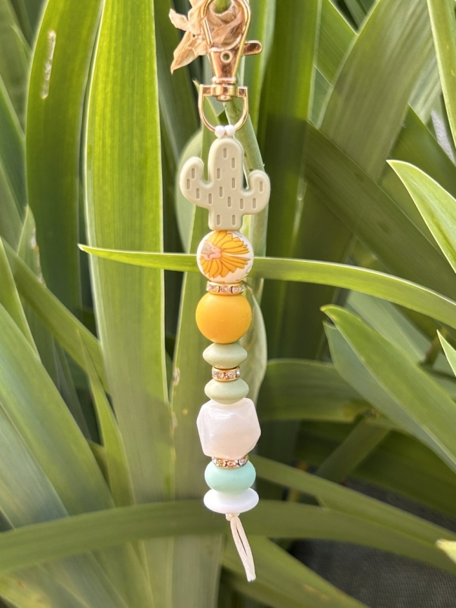 Porte clefs - Cactus vert